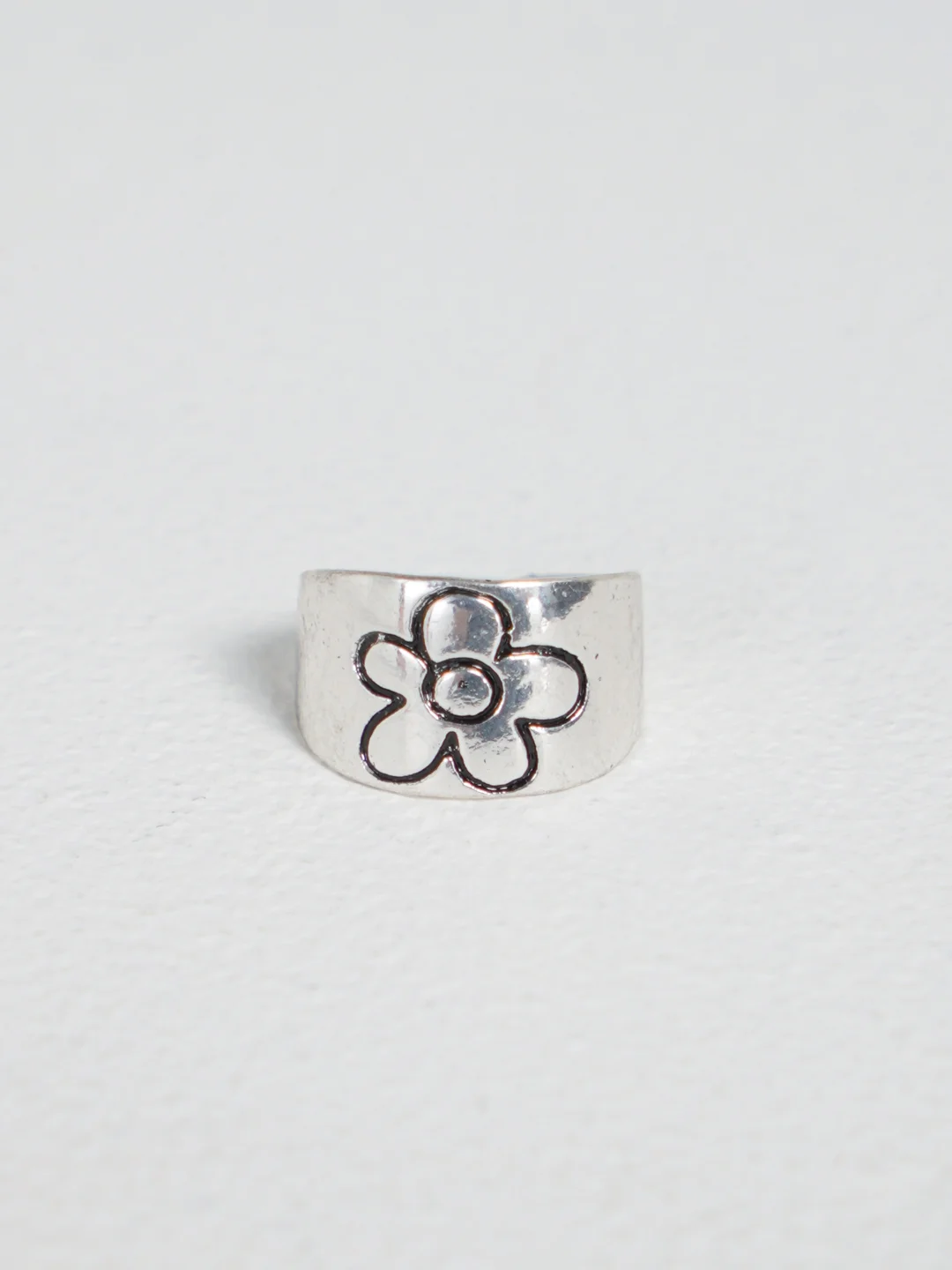 Серый меланж кольца Floret безразмерные