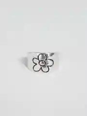 Серый меланж кольца Floret безразмерные