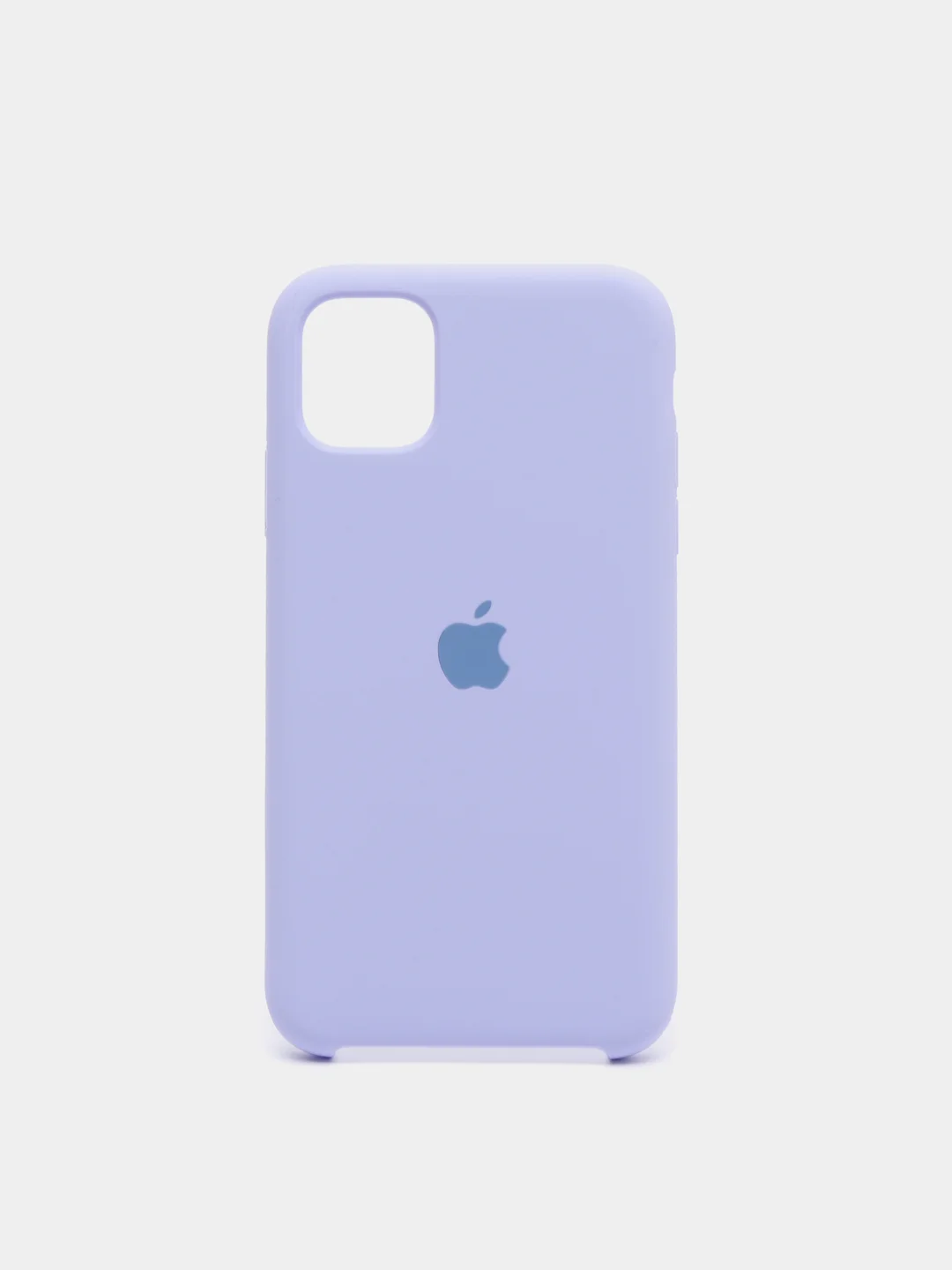 Лавандовый чехол Silicone Case для iPhone 11 12 mini 13Pro Max 6s 7+ 8Plus XS противоударный открытый