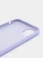 Лавандовый чехол Silicone Case для iPhone 11 12 mini 13Pro Max 6s 7+ 8Plus XS противоударный открытый