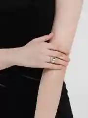 Серебряный кольца комплект 3 шт