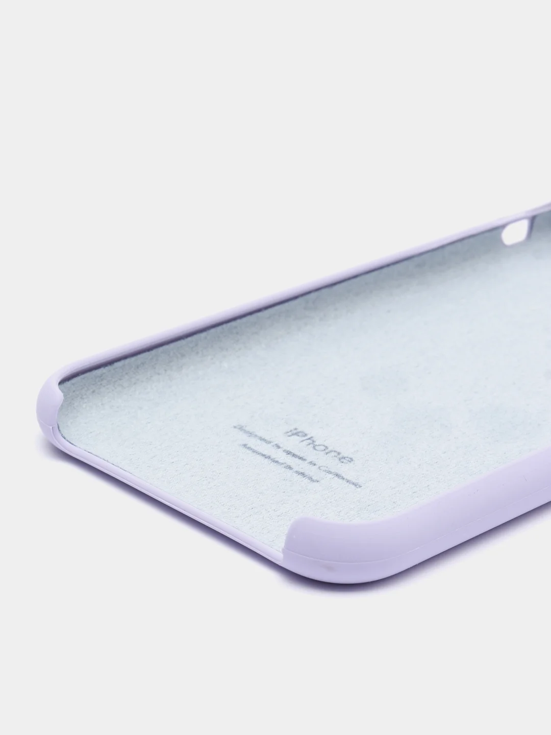Лавандовый чехол Silicone Case для iPhone 11 12 mini 13Pro Max 6s 7+ 8Plus XS противоударный открытый