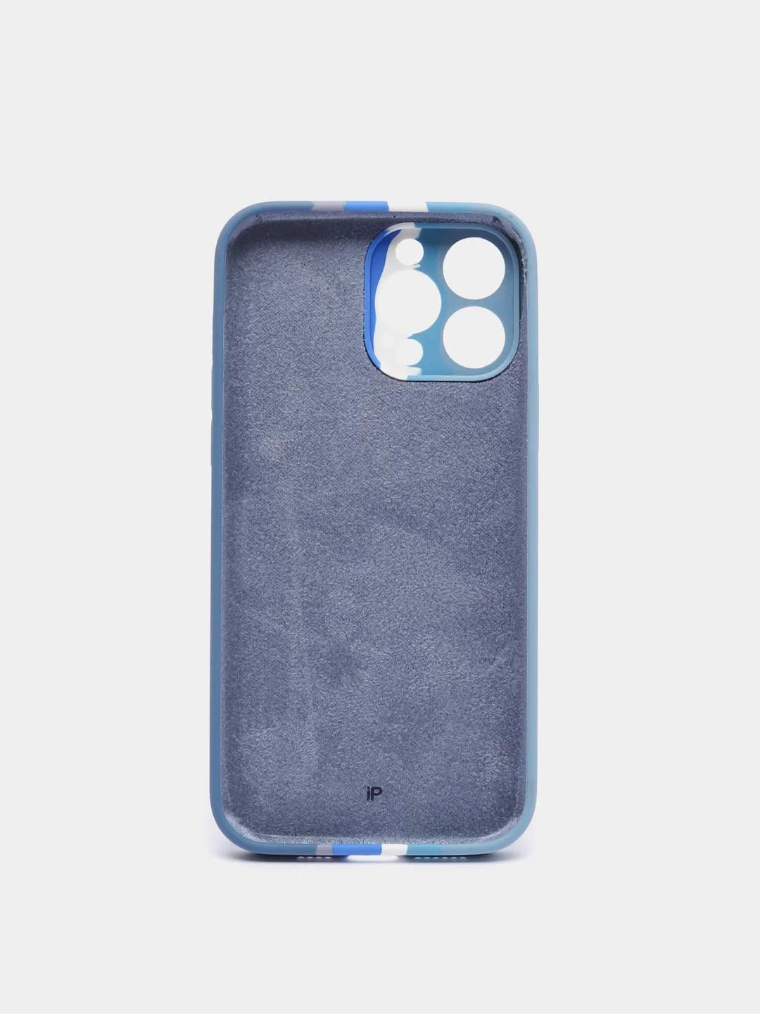 Синий чехол на iPhone 13 Pro, 13 Pro Max, разноцветный, Soft touch
