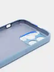 Синий чехол на iPhone 13 Pro, 13 Pro Max, разноцветный, Soft touch