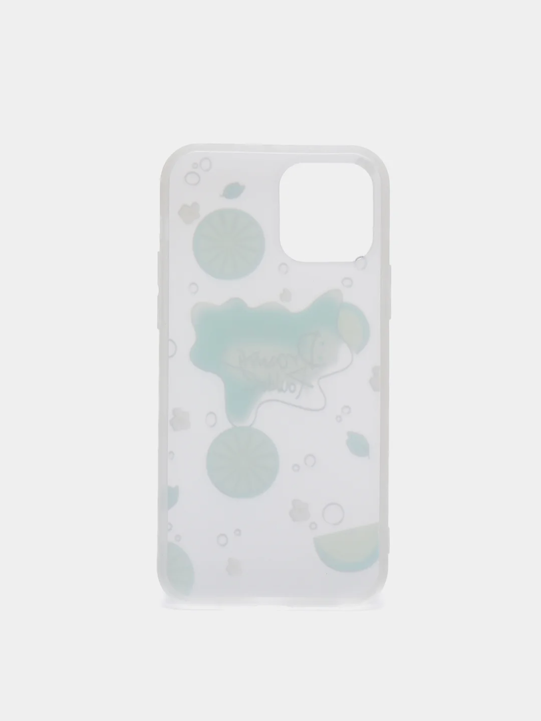 Бирюзовый чехол для iPhone 11, 12/12Pro Frutti