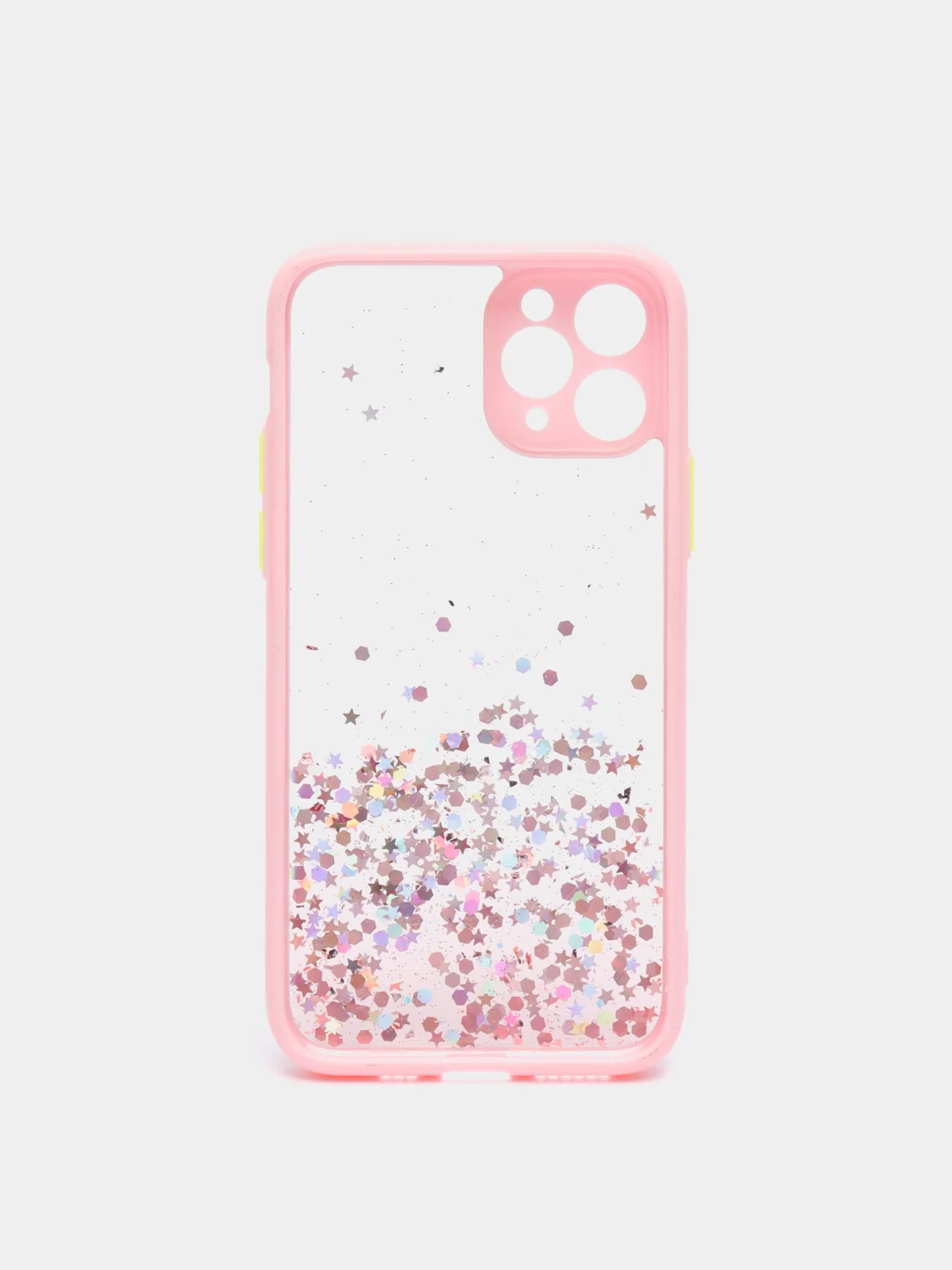 Розовый чехол для iPhone 11 Pro с блестками, силиконовый