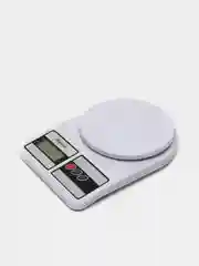 Белый кухонные весы Blackton Bt KS1001, электронные весы на батарейках, ДО 10 КГ