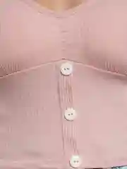Розовый хлопковый топ женский