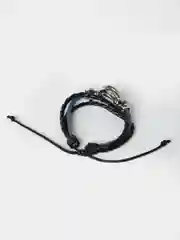 Алый браслет кожаный "Знаки зодиака", унисекс