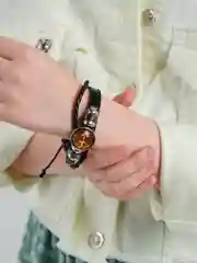 Вишнёвый браслет кожаный "Знаки зодиака", унисекс