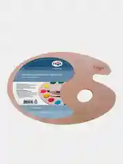 Палитра деревянная овальная "Студия", 20*30см