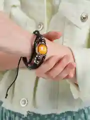 Белый браслет кожаный "Знаки зодиака", унисекс