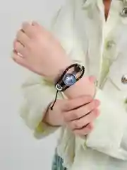 Аметистовый браслет кожаный из аниме "Моя Геройская Академия"