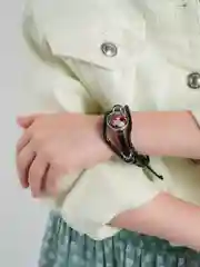 Лавандовый браслет кожаный из аниме "Моя Геройская Академия"
