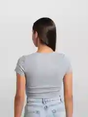 Топ на каждый день, цвет серый