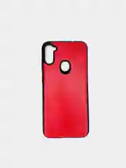 Зеленый чехол для Samsung A11 / M11, под кожу, силиконовый