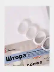 Белый штора для ванной