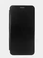 Черный чехол книжка Realme C20 2021 / C11 2021 кредитница, трансформер подставка