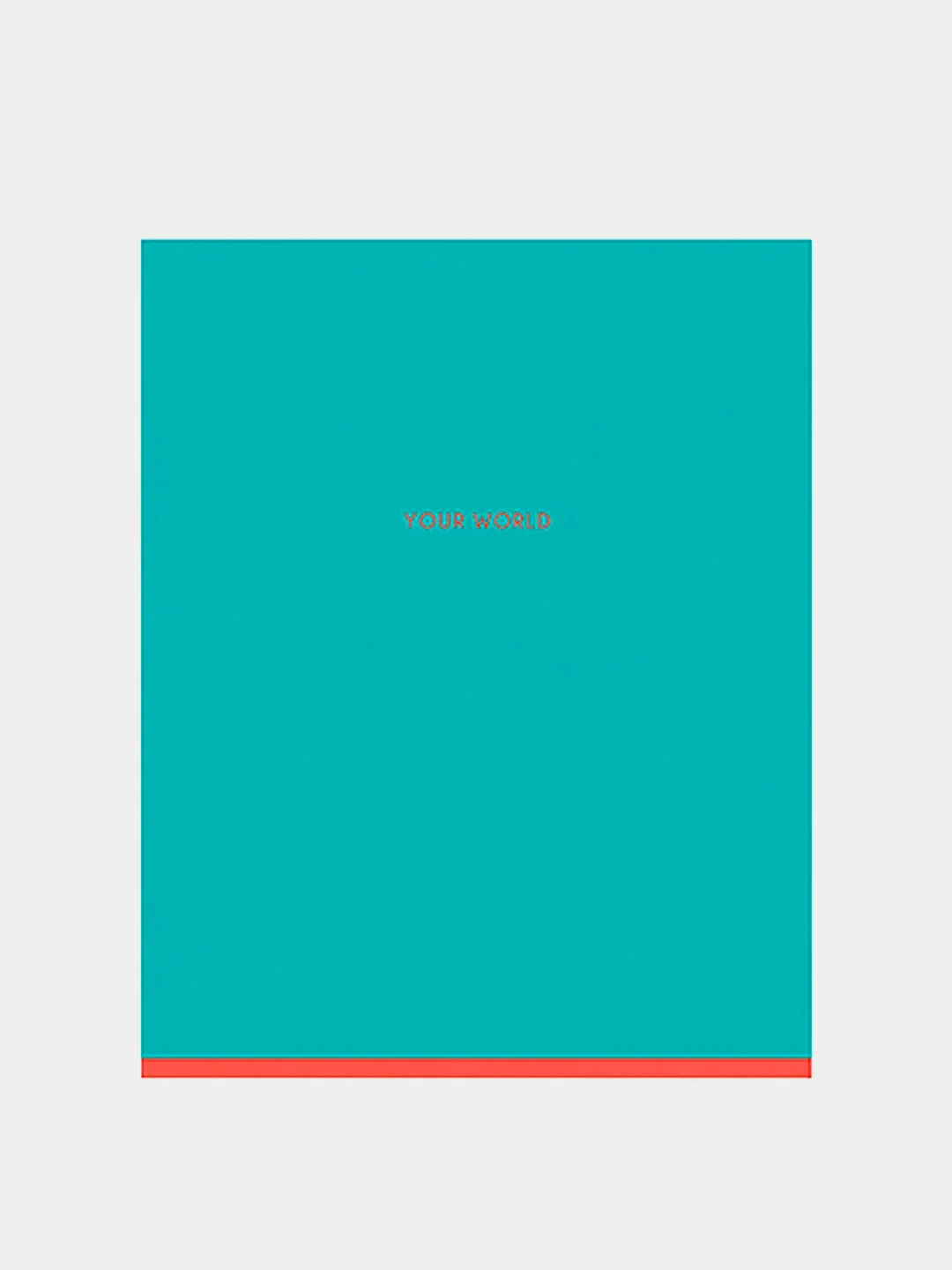 Голубой тетрадь 60л., А5, клетка "One color"