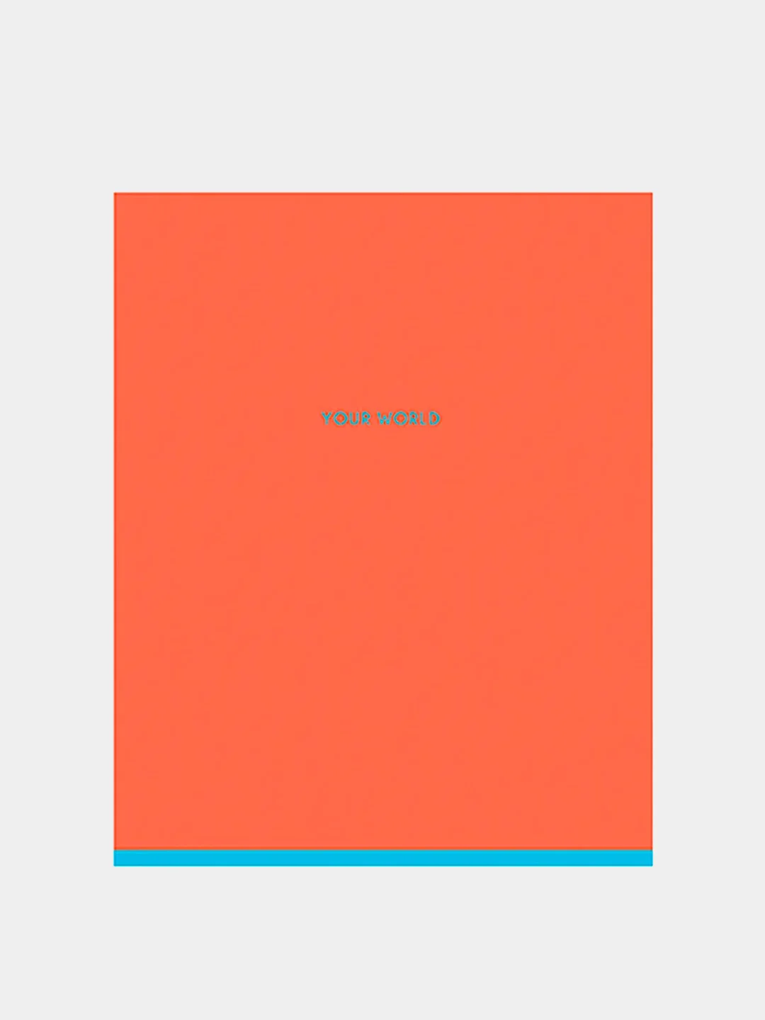 Коралловый тетрадь 60л., А5, клетка "One color"