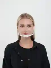 Защитная маска на нижнюю часть лица, цвет прозрачный