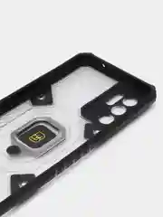 Прозрачный чехол противоударный с кольцом-держателем на Oppo Reno 6 Reno6 (Оппо Рено 6)