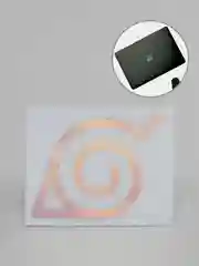 Ледяной наклейка Konoha Naruto