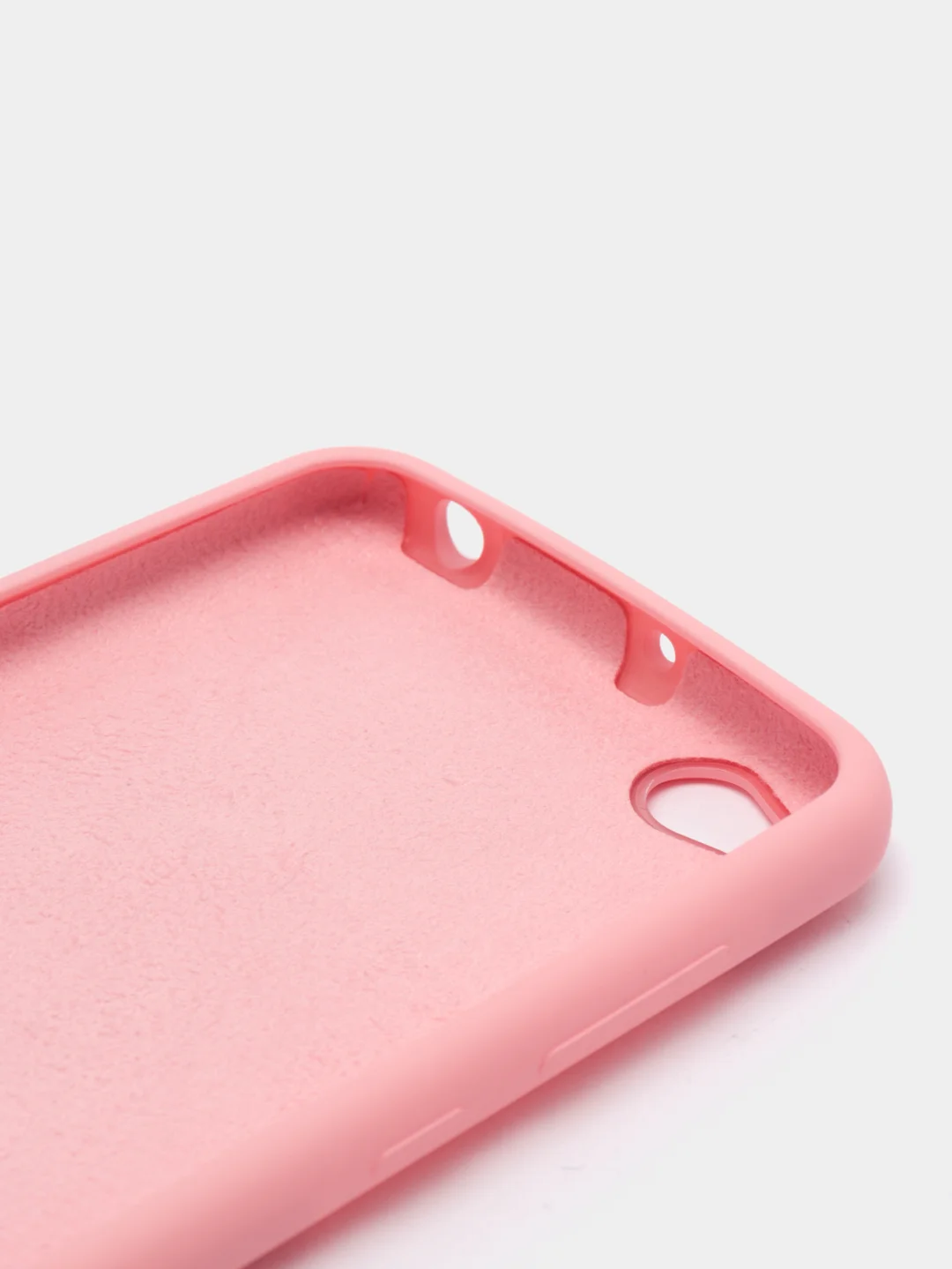 Розовый чехол  Silicone Cover Case для Xiaomi Redmi GO, силиконовый