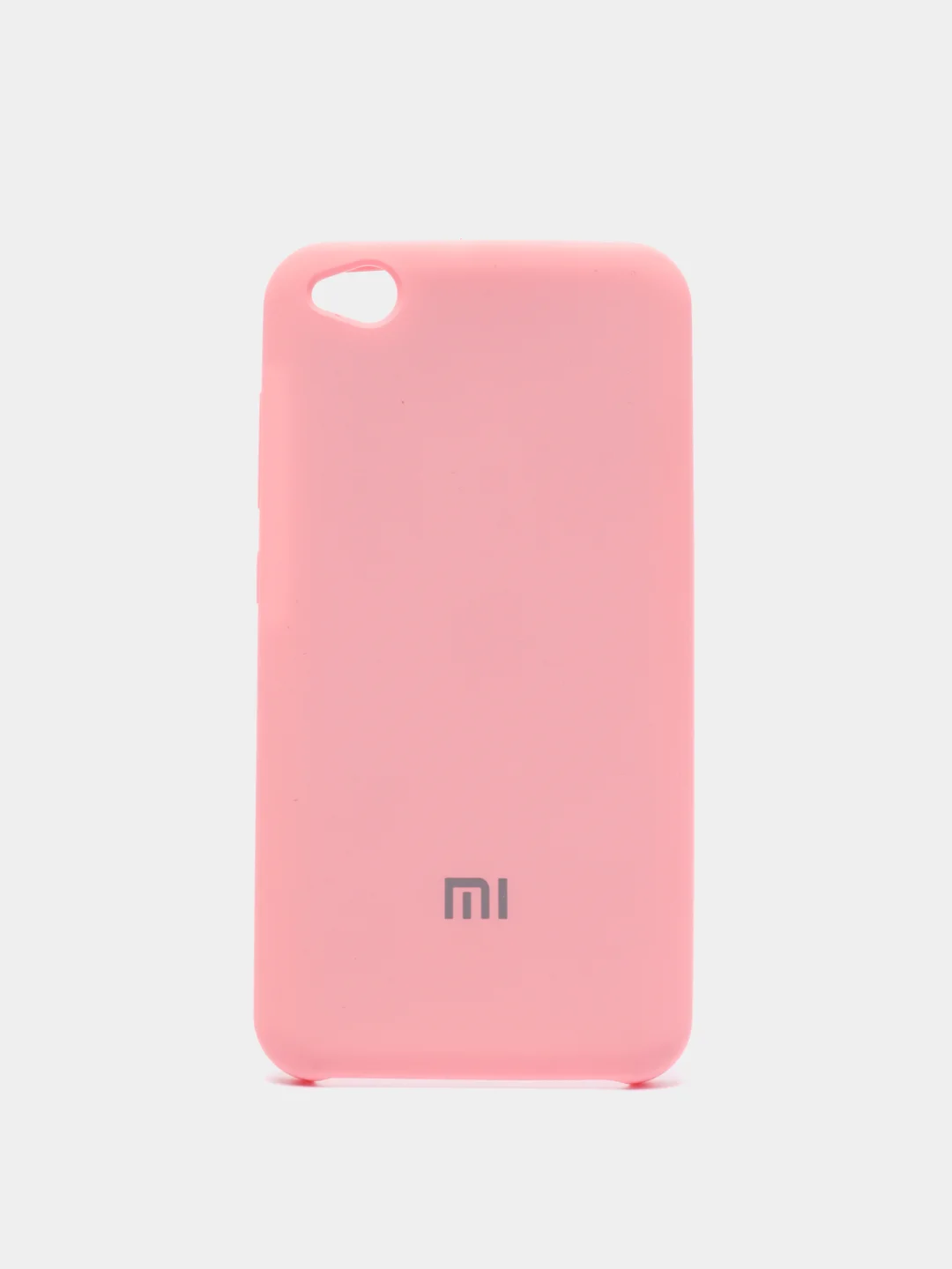 Розовый чехол  Silicone Cover Case для Xiaomi Redmi GO, силиконовый