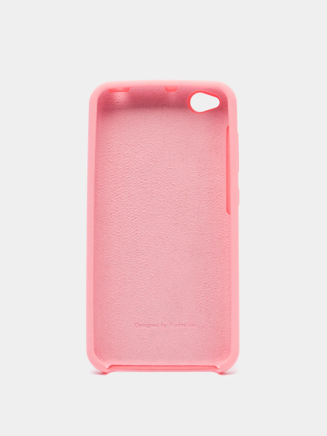 Розовый чехол  Silicone Cover Case для Xiaomi Redmi GO, силиконовый