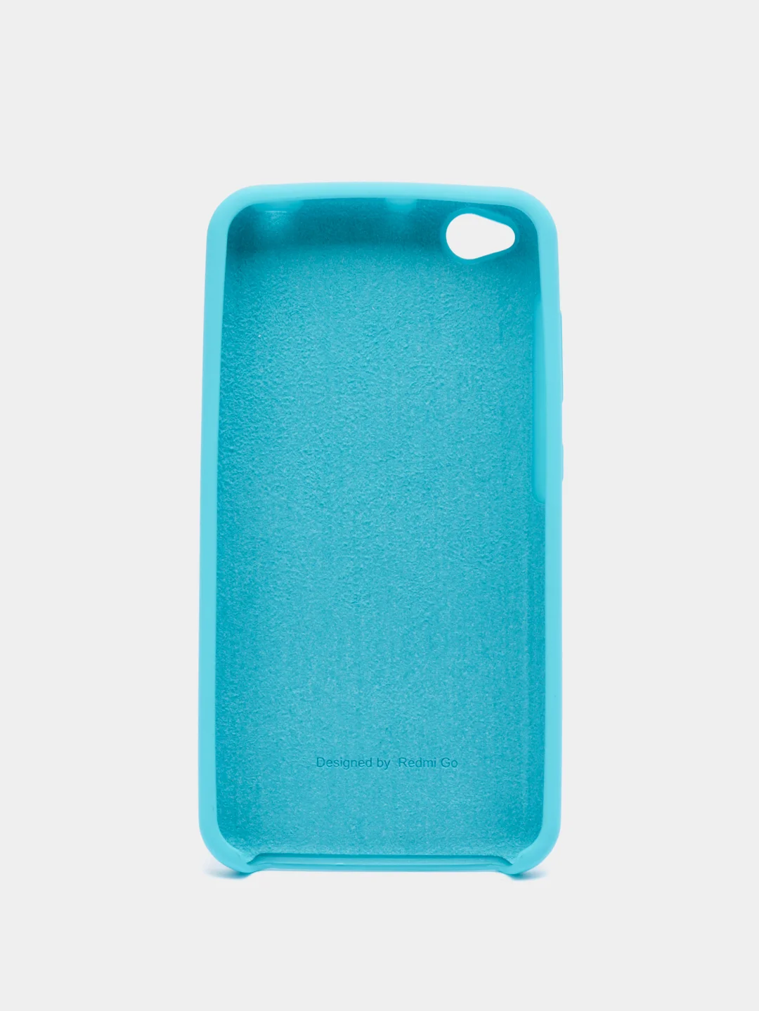 Светло-синий чехол  Silicone Cover Case для Xiaomi Redmi GO, силиконовый