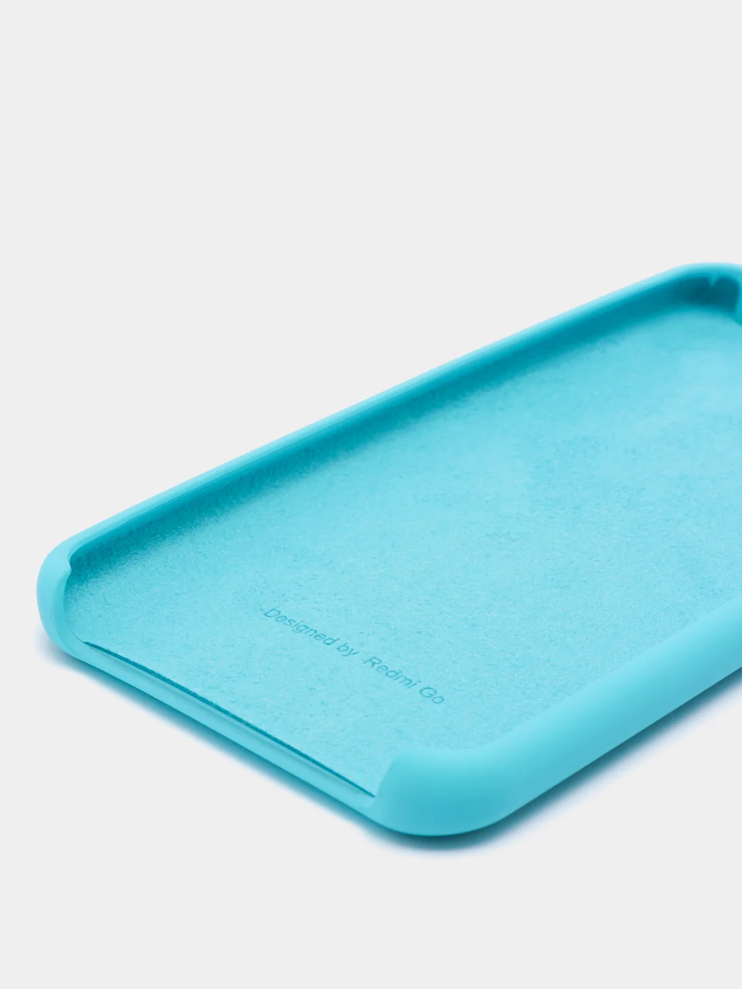 Светло-синий чехол  Silicone Cover Case для Xiaomi Redmi GO, силиконовый