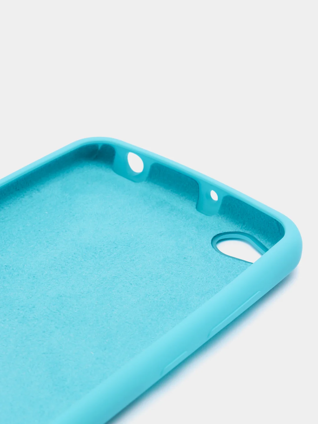 Светло-синий чехол  Silicone Cover Case для Xiaomi Redmi GO, силиконовый