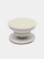 Белый держатель для телефона Попсокет, с блестками