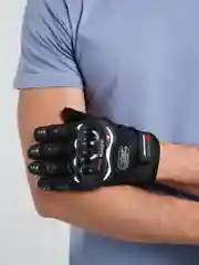 Перчатки мотоциклетные с защитными вставками, пара, размер M, черные