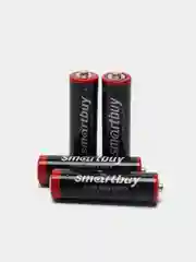 Батарейка пальчиковая солевая AA R6 SmartBuy 1.5V, 4 штуки