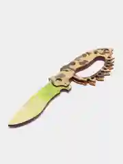 Желтый нож деревянныйт Зуб кс го / cs go, 19 видов
