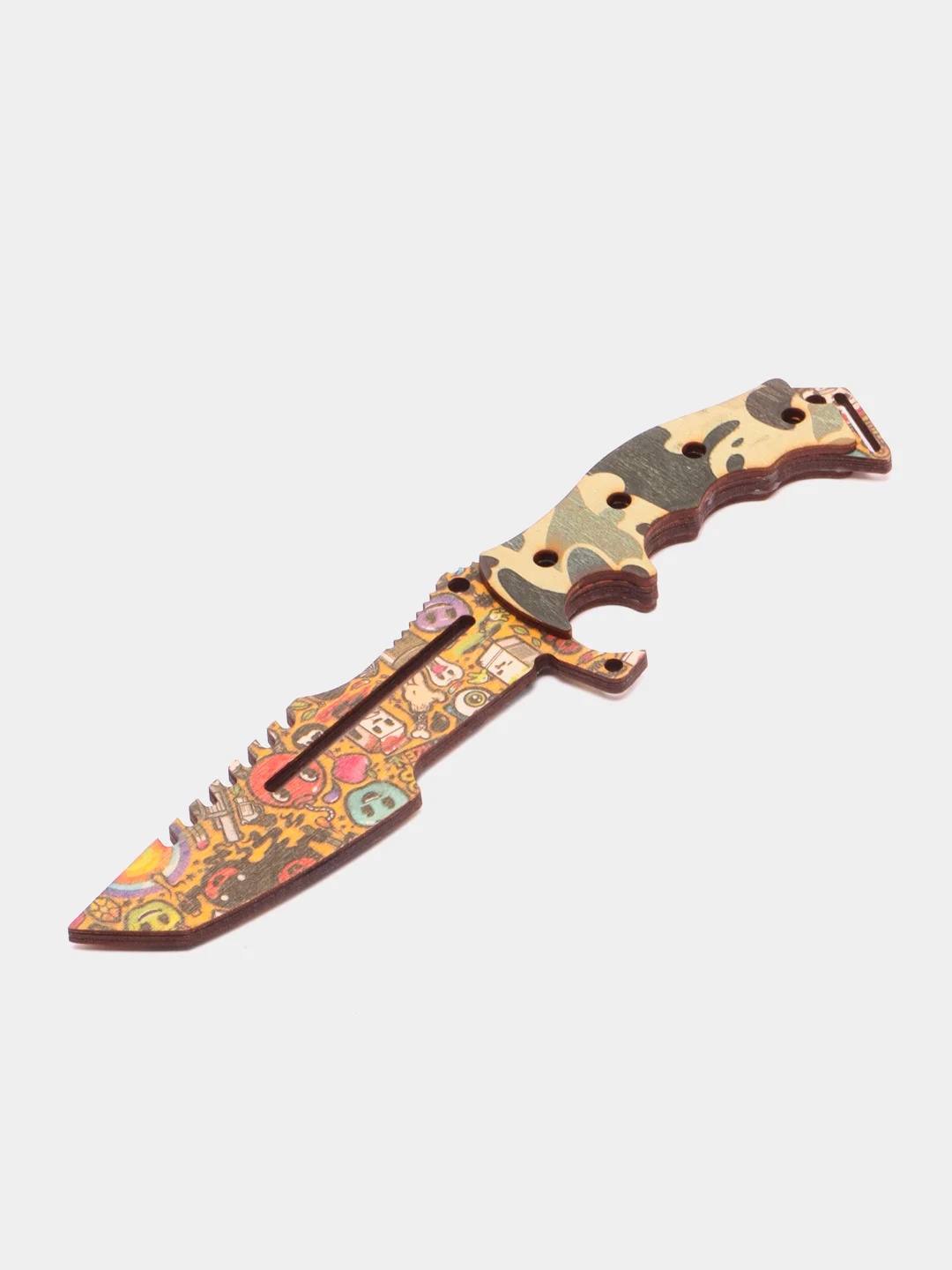Бирюзовый нож деревянный "охотник" кс го / cs go, 18 видов