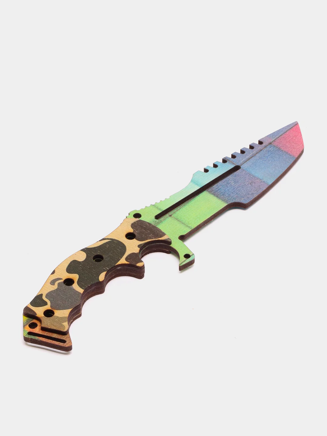 Голубой нож деревянный "охотник" кс го / cs go, 18 видов