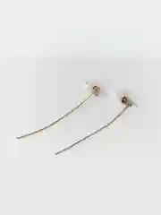 Желтый серьги-гвоздики "Ideal Pearl"