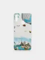 Тёмно-бирюзовый чехол Honor 8A / 8A Prime / Huawei Y6 2019 / Y6 Prime 2019 / Y6s, Хонор 8А с рисунком