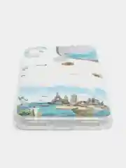 Тёмно-бирюзовый чехол Honor 8A / 8A Prime / Huawei Y6 2019 / Y6 Prime 2019 / Y6s, Хонор 8А с рисунком