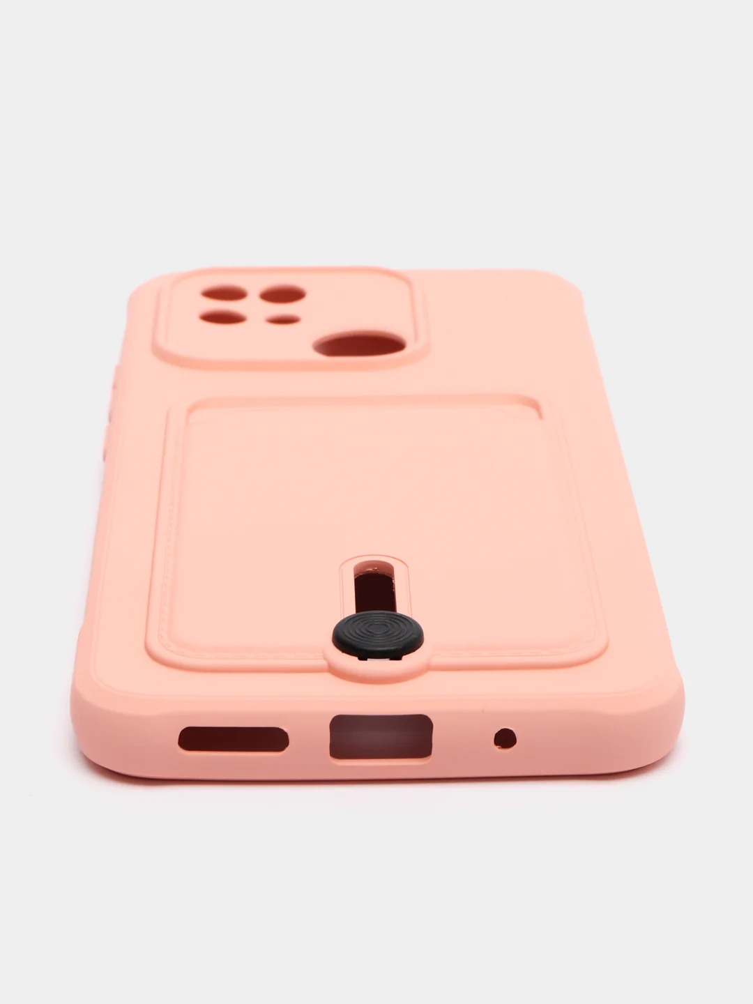 Конфетный чехол Xiaomi Redmi 10C / Poco C40, Сяоми Редми 10С, Поко С40 силиконовый с карманом для карты