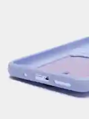 Лавандовый чехол Xiaomi Redmi 10C / Poco C40, Сяоми Редми 10С, Поко С40 силиконовый с карманом для карты