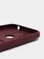 Бордовый чехол Xiaomi Redmi 10C / Poco C40, Сяоми Редми 10С, Поко С40 силиконовый с карманом для карты