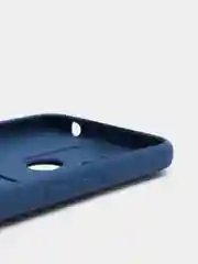 Синий чехол Xiaomi Redmi 10C / Poco C40, Сяоми Редми 10С, Поко С40 силиконовый с карманом для карты