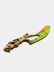 Бордовый нож деревянныйт Зуб кс го / cs go, 19 видов