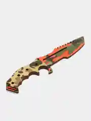 Алый нож деревянный "охотник" кс го / cs go, 18 видов