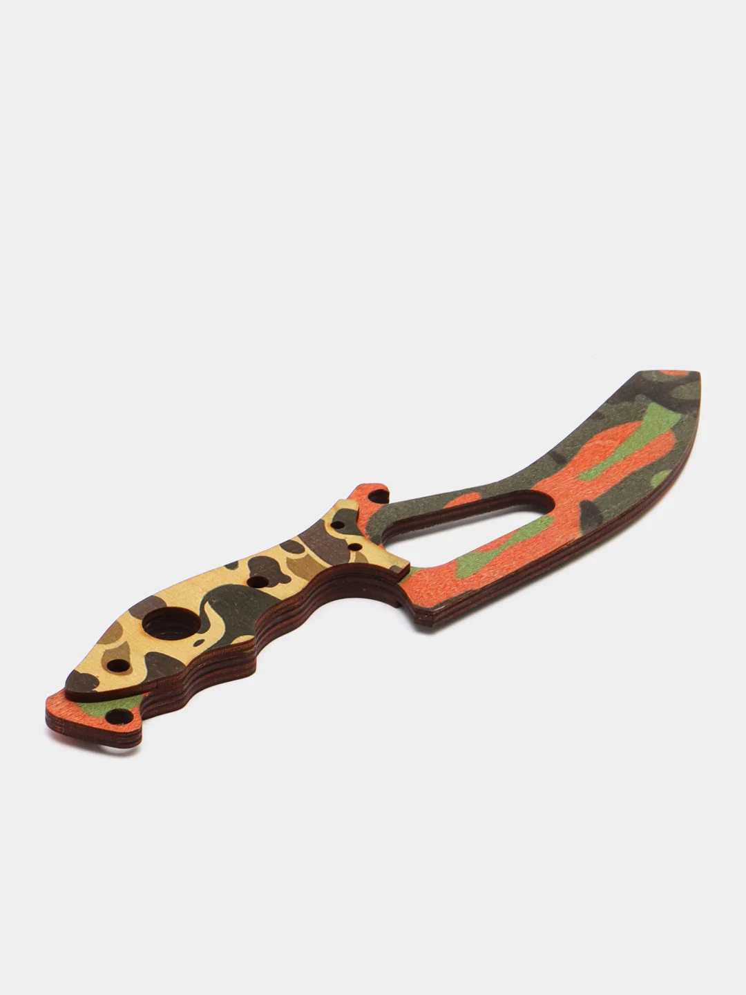 Зелёный хаки нож деревянныйт Зуб кс го / cs go, 19 видов
