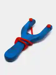 Синий рогатка деревянная